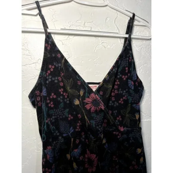 Mossimo floral babydoll y2k fairy grunge mini dress womens XS